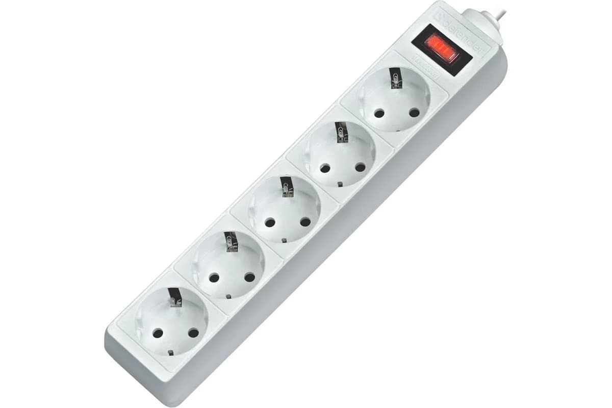 3,0м Defender ES 3 White 5 розеток 99482