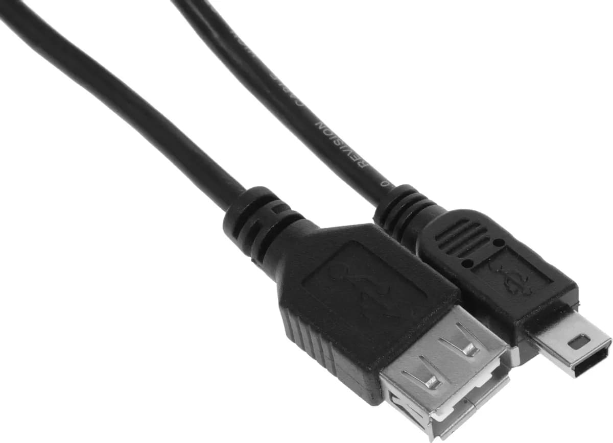 USB OTG USB(f)/miniUSB (0.2м)