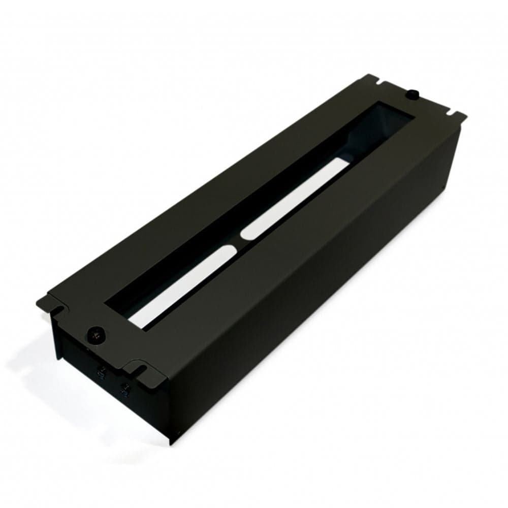 Панель Hyperline BPB19-PS-3U-RAL9005 Панель с DIN-рейкой с регулируемой глубиной установки, 19",3U, 22 места, цвет черный (RAL 9005)