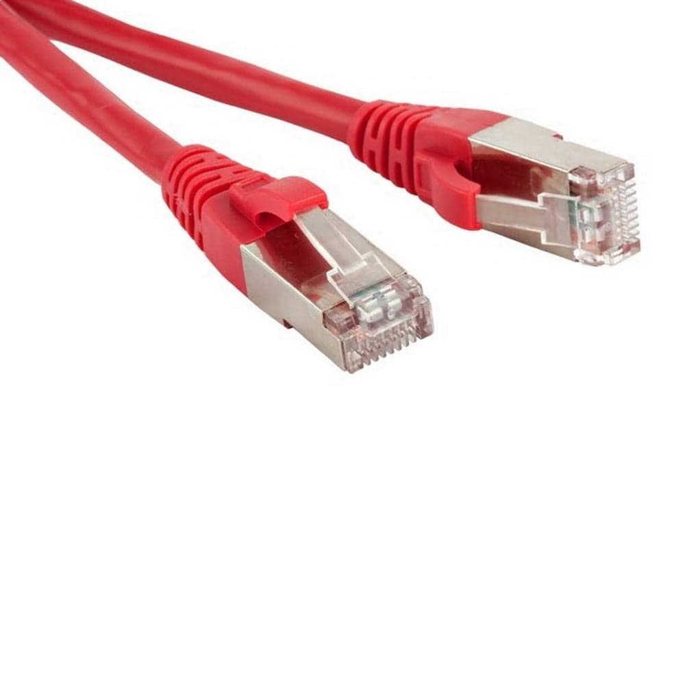 Кабельная сборка Hyperline PC-LPM-STP-RJ45-RJ45-C5e-5M-LSZH-RD Патч-корд F/UTP, экранированный, Cat.5e (100% Fluke Component Tested), LSZH, 5м, красный