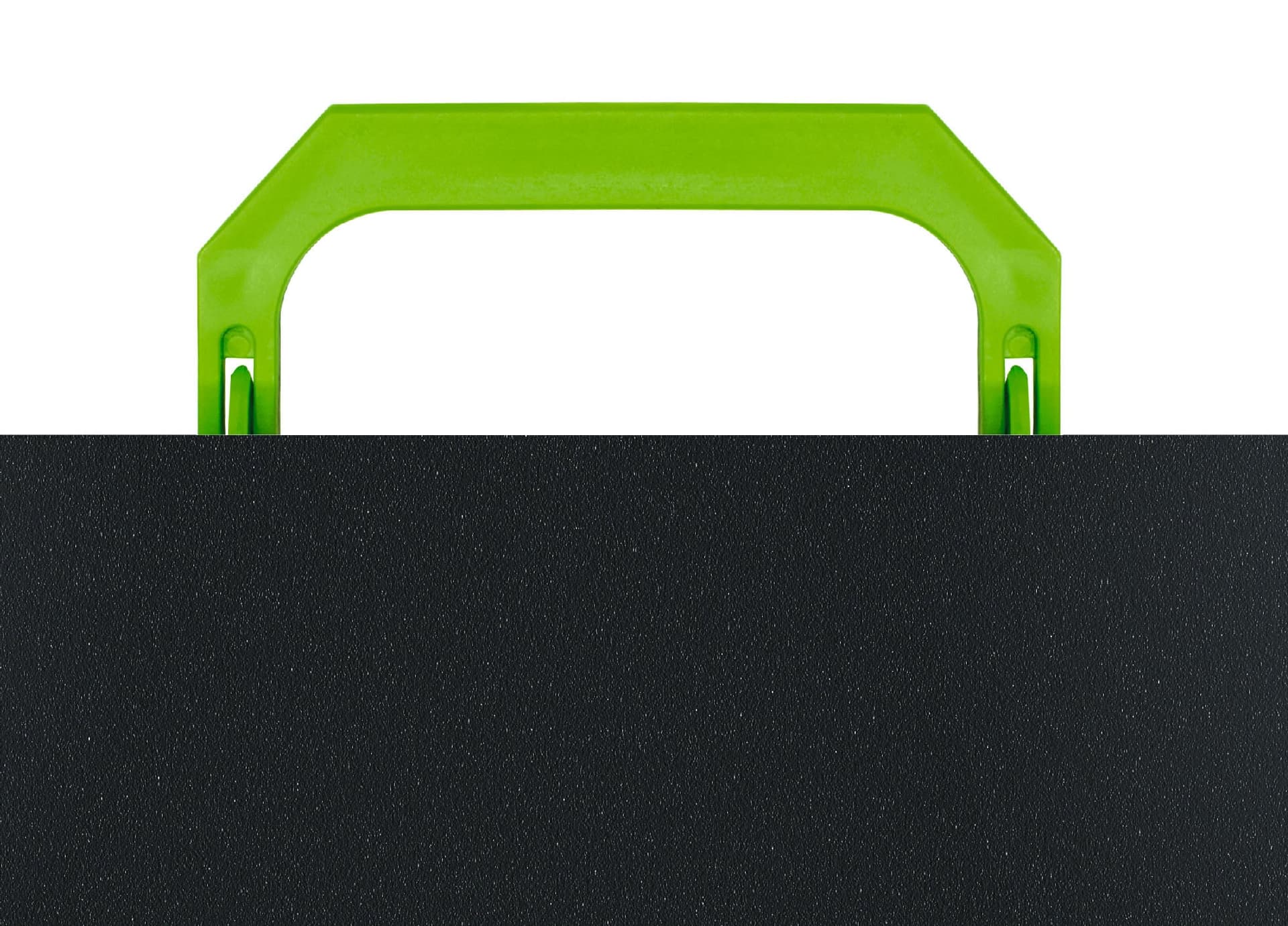 Бюрократ Портфель BLPP01LETT Black Opal пластик 0.7мм A4 черный/салатовый