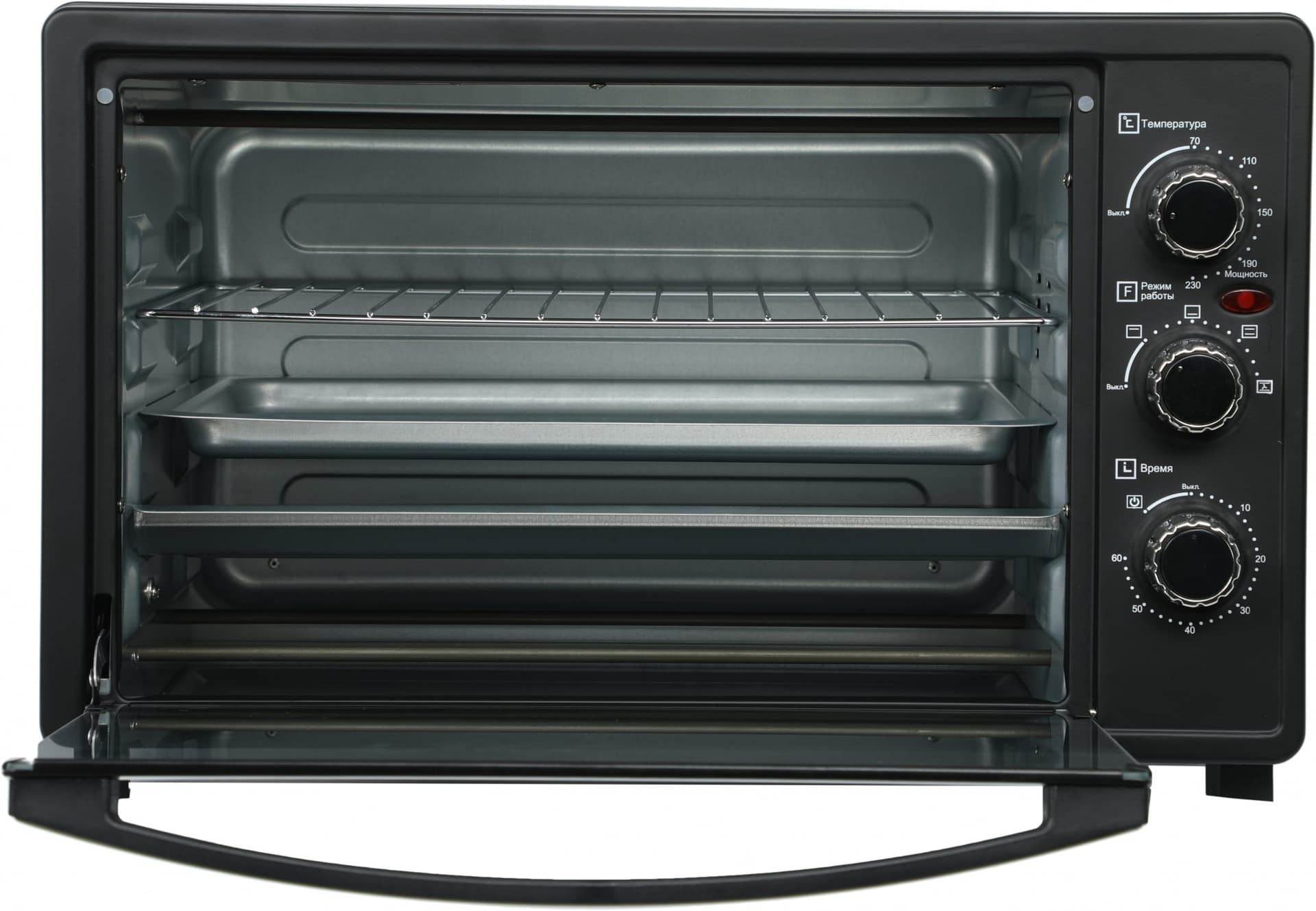 Мини-печь Supra MTS-3698 35л. 1600Вт черный