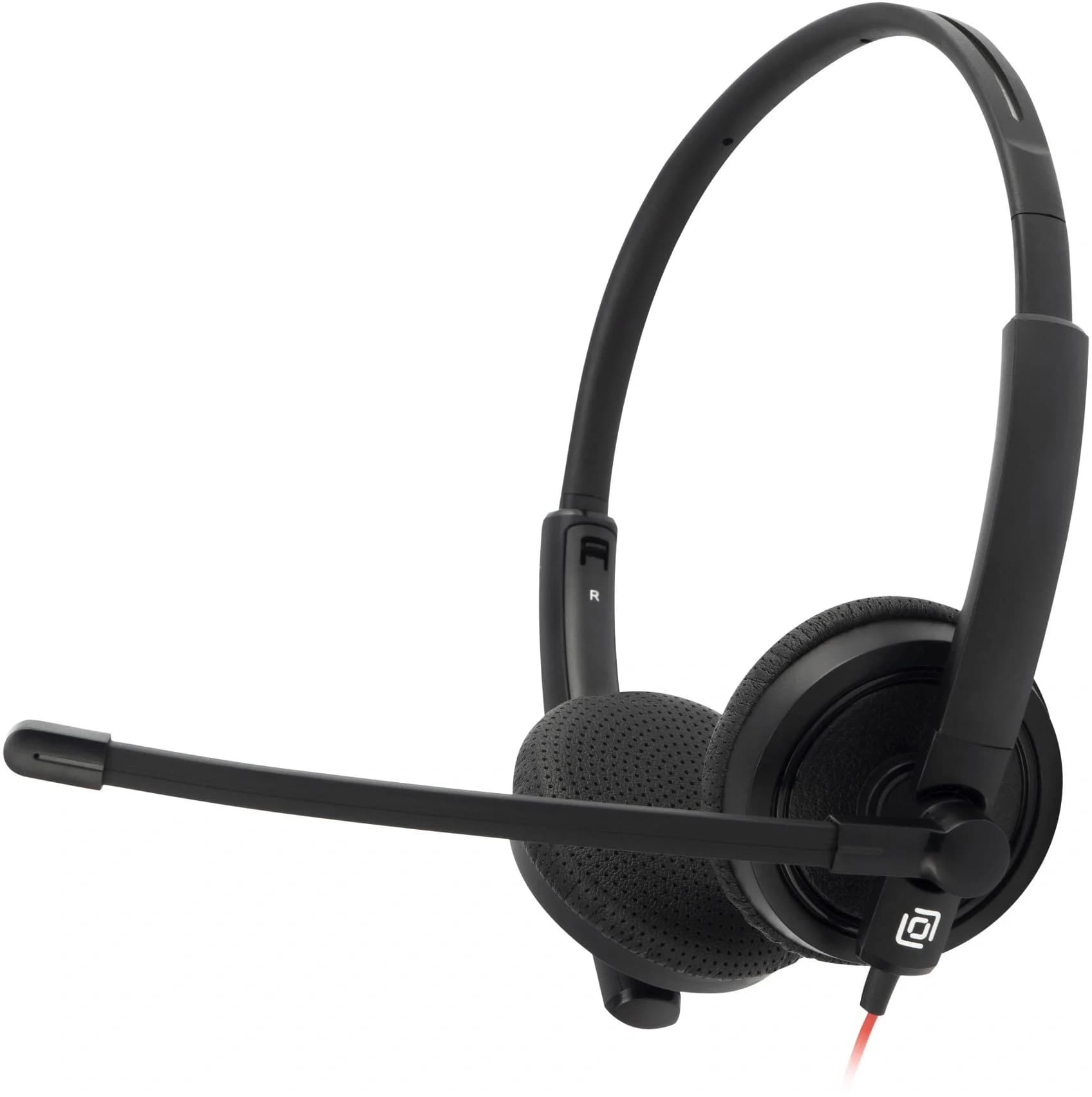 Наушники с микрофоном Оклик HS-L900 черный 2.8м накладные оголовье
