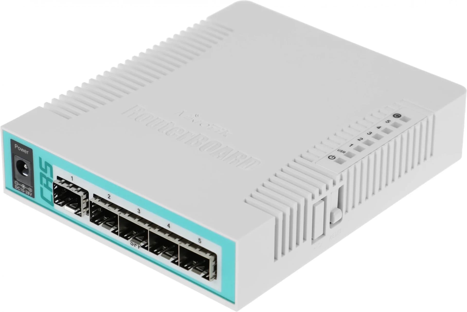 CRS106-1C-5S - Сетевой коммутатор MikroTik CRS106-1C-5S Cloud Router Switch 5SFP, 1Combo 1000BASE-T/SFP