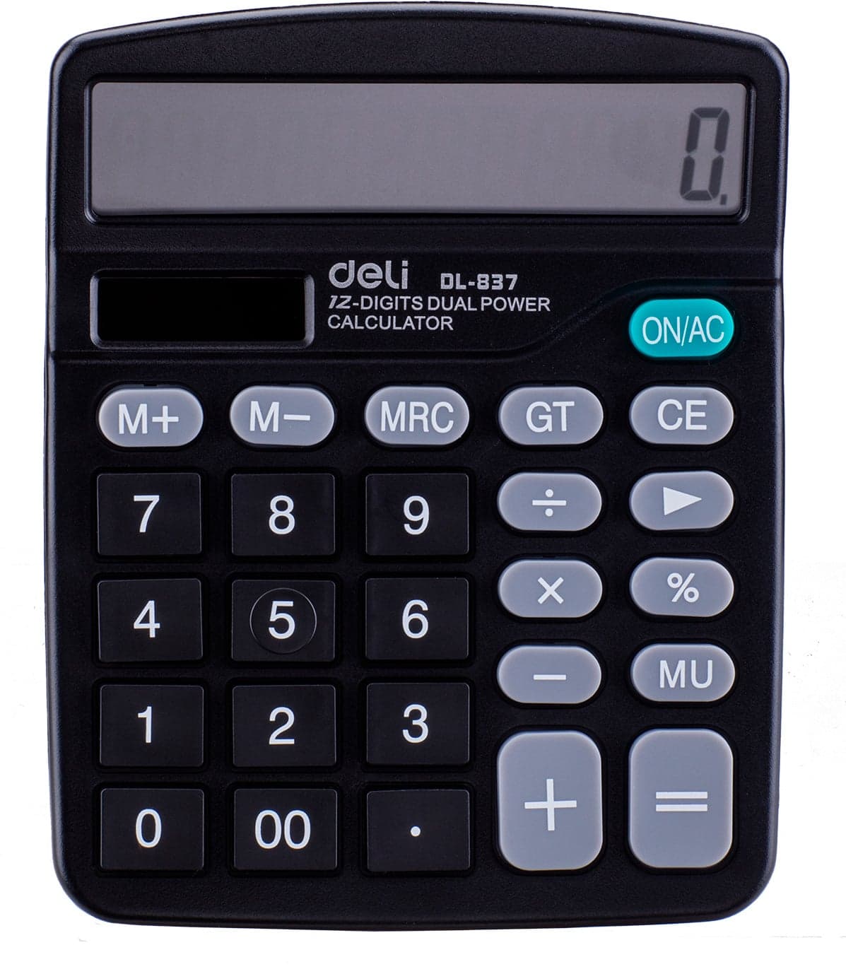 Калькулятор Deli E837 Black