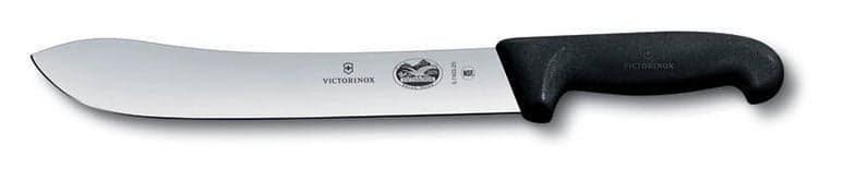 Нож Victorinox Fibrox (5.7403.31) стальной для забоя/разделки лезв.310мм прямая заточка черный