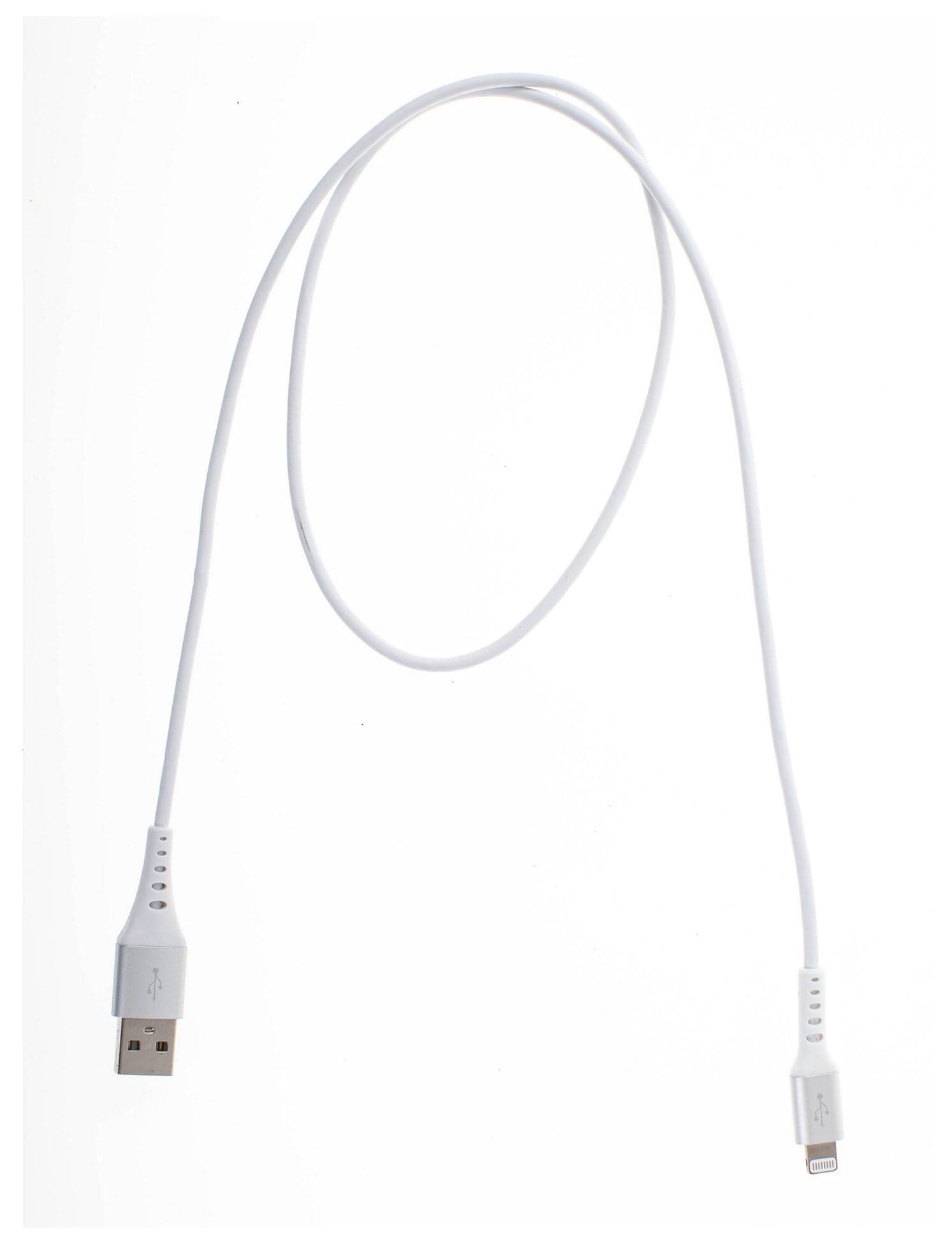 Cactus CS-LG.USB.A-0.8 Кабель USB-A to Lightning 0.8м белый