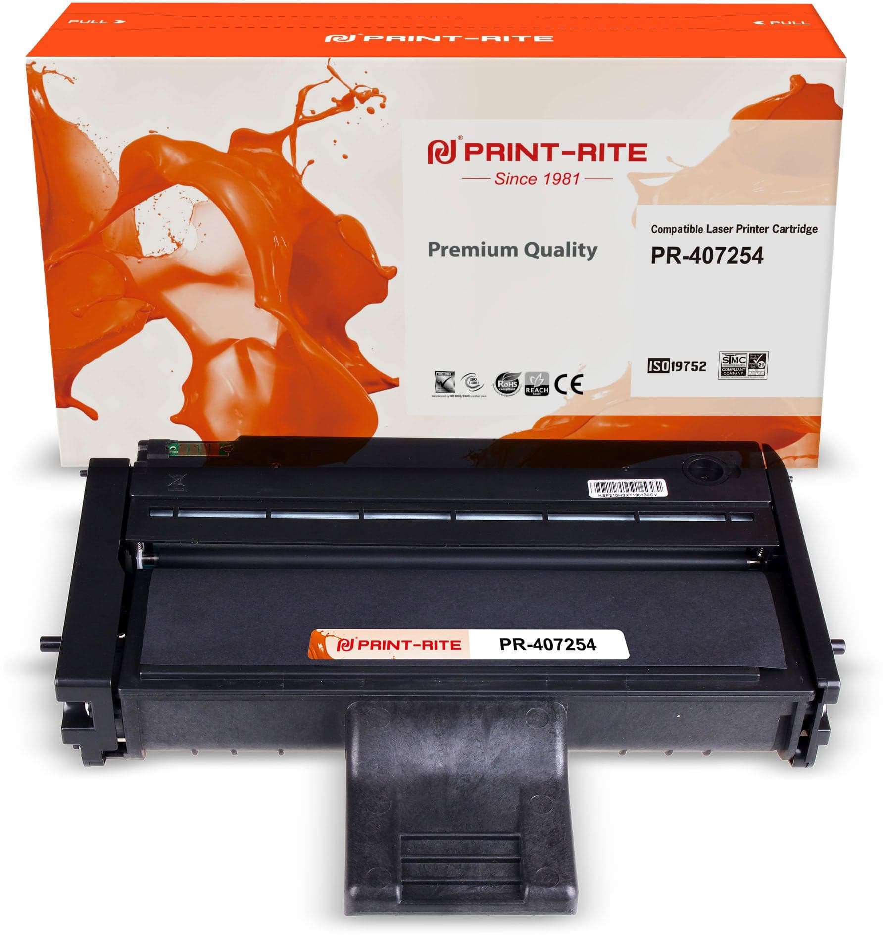 Картридж лазерный Print-Rite TFR450BPU1J PR-407254 407254 черный (2600 стр.) для Ricoh SP 201/203/211/213