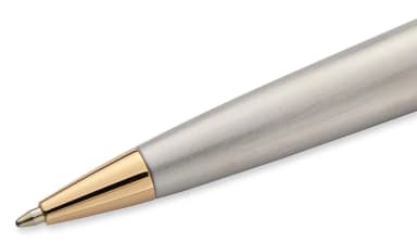 Ручка шариков. Waterman Expert 3 (S0952000) Stainless Steel GT M син. черн. подар.кор.