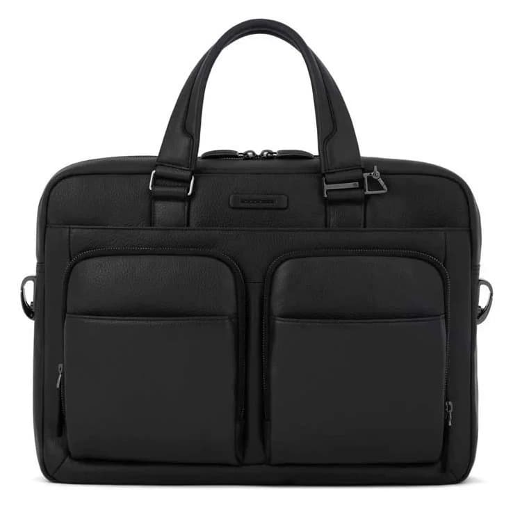 Сумка мужская Piquadro Modus Special CA2849MOS/N с отделением для ноутбука 14" черная натур.кожа
