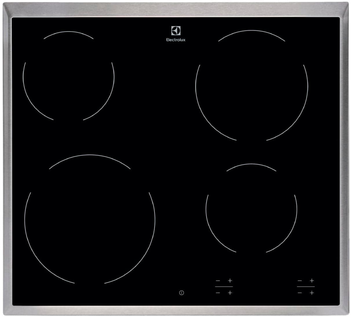 Электрическая варочная панель Electrolux EHF6240XXK, Hi-Light, независимая, черный