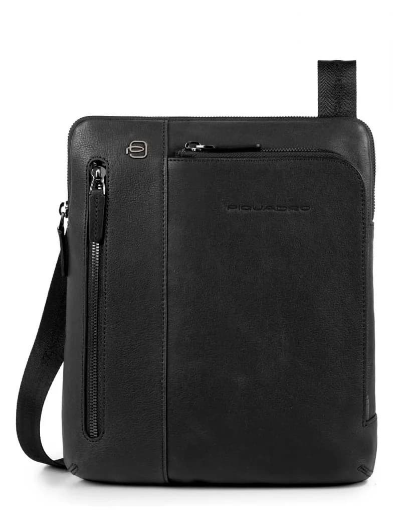 Сумка мужская Piquadro Black Square CA1816B3/N черная натур.кожа