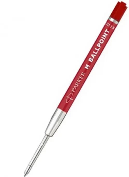 Стержень шариковый Parker QuinkFlow Basic Z09 (2166545) M 1мм красные чернила блистер (2шт)