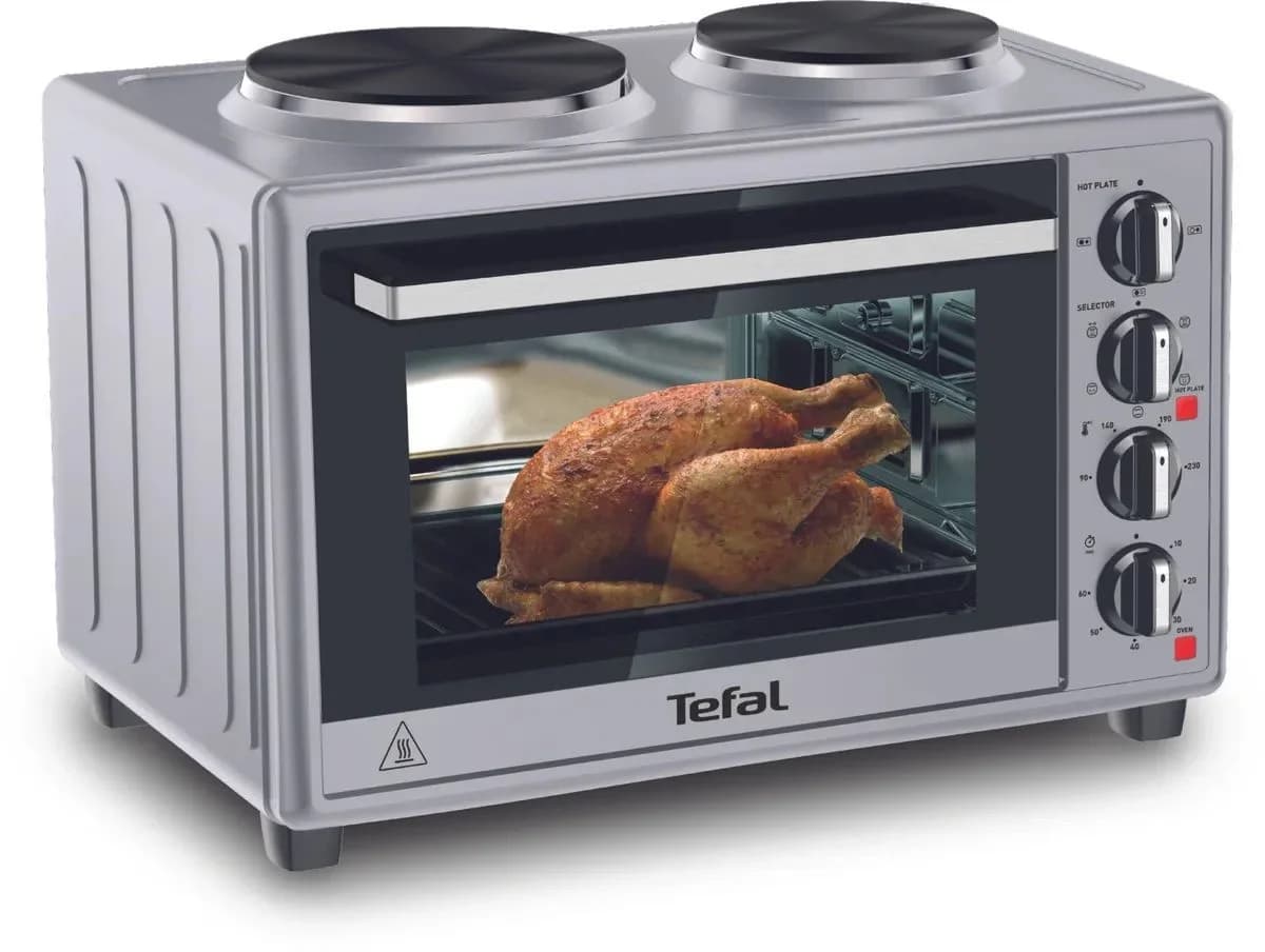 Мини-печь Tefal OF463D30 32л. 3000Вт серебристый/черный