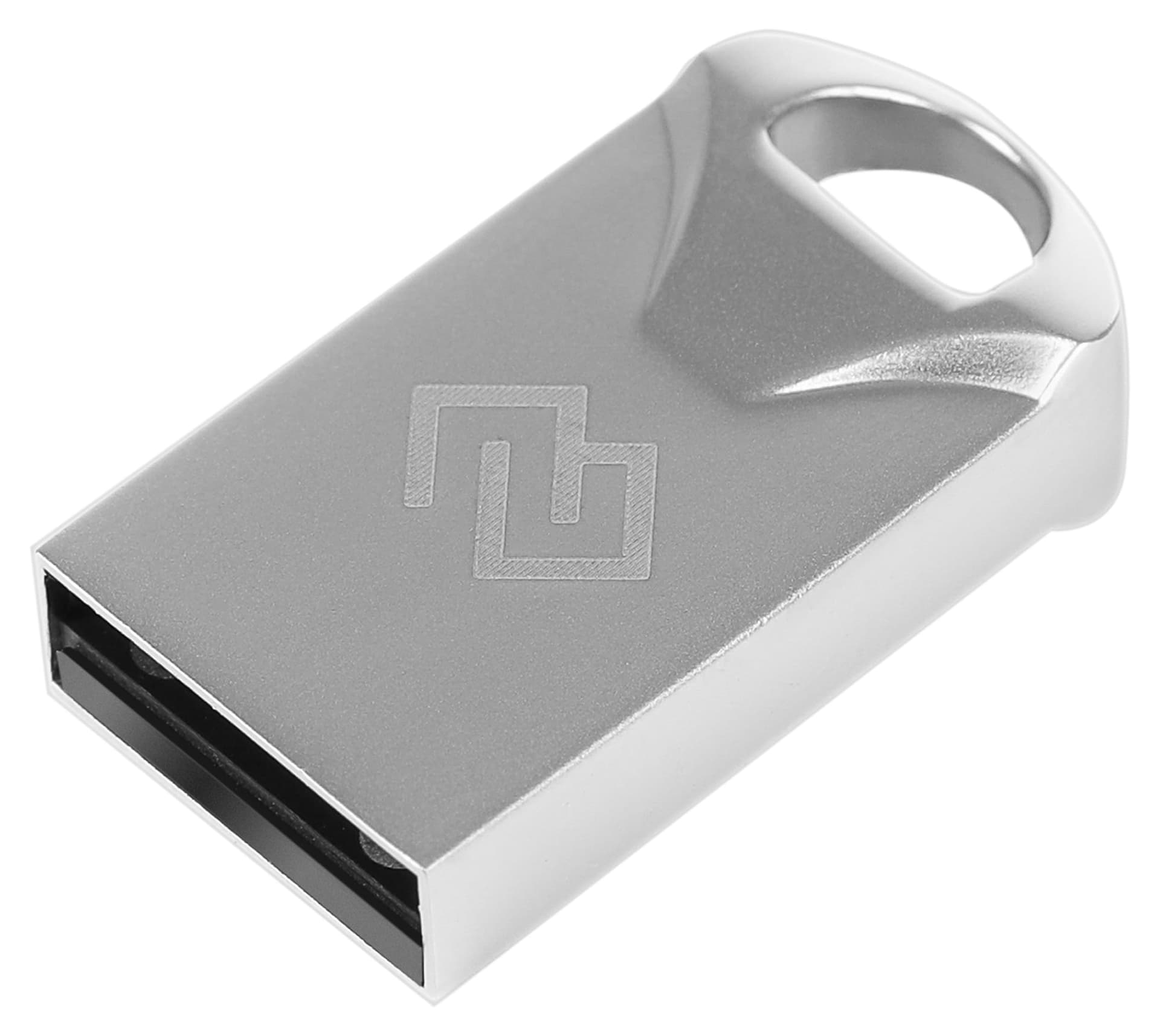 Флешка USB Digma DRIVE2 (DGFUM032A20SR), 32Gb, USB 2.0, R/W 20/10, серебристый