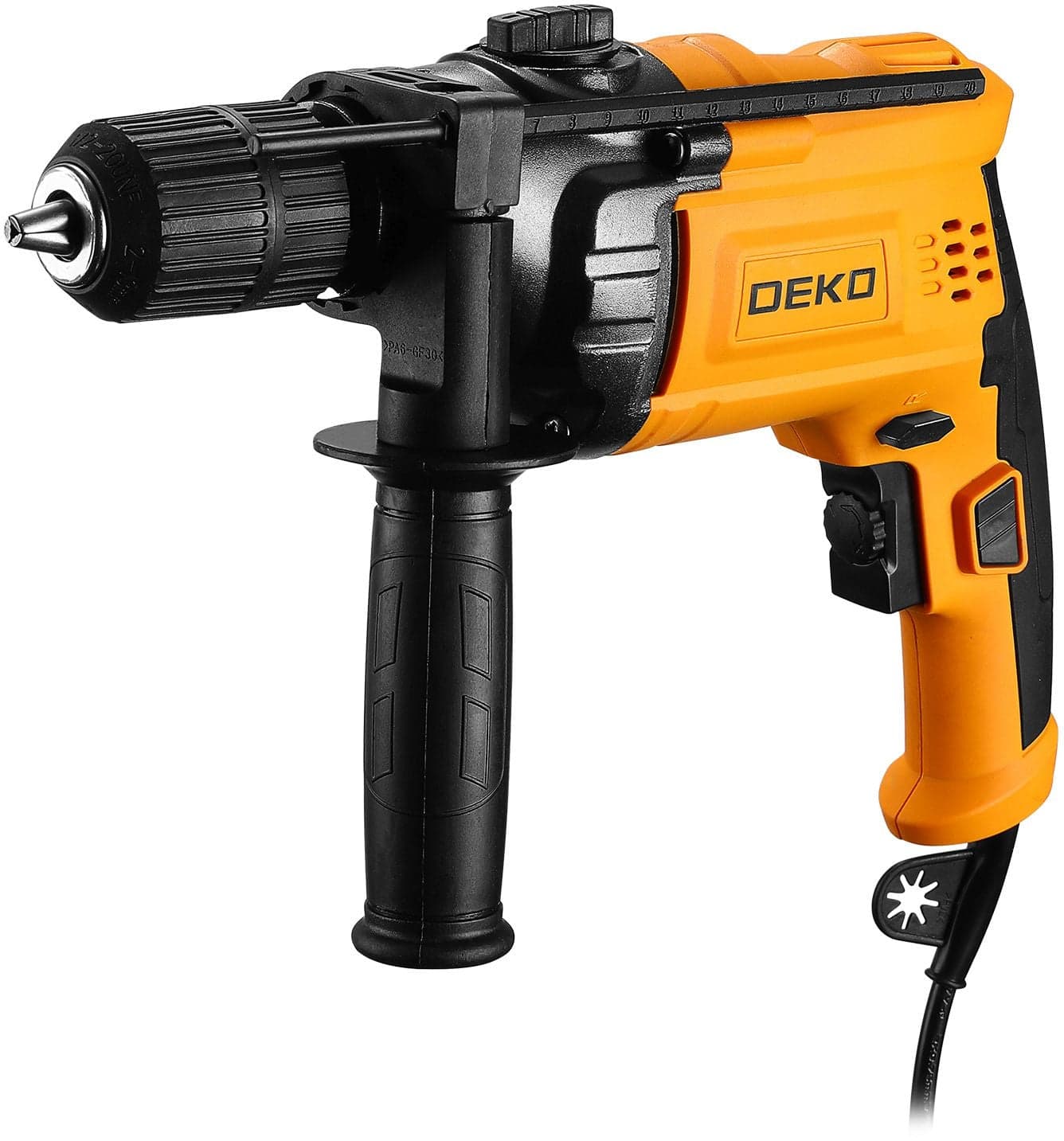 Дрель ударная Deko DKID1200W 1200Вт патрон:быстрозажимной реверс (кейс в комплекте) (063-4327)