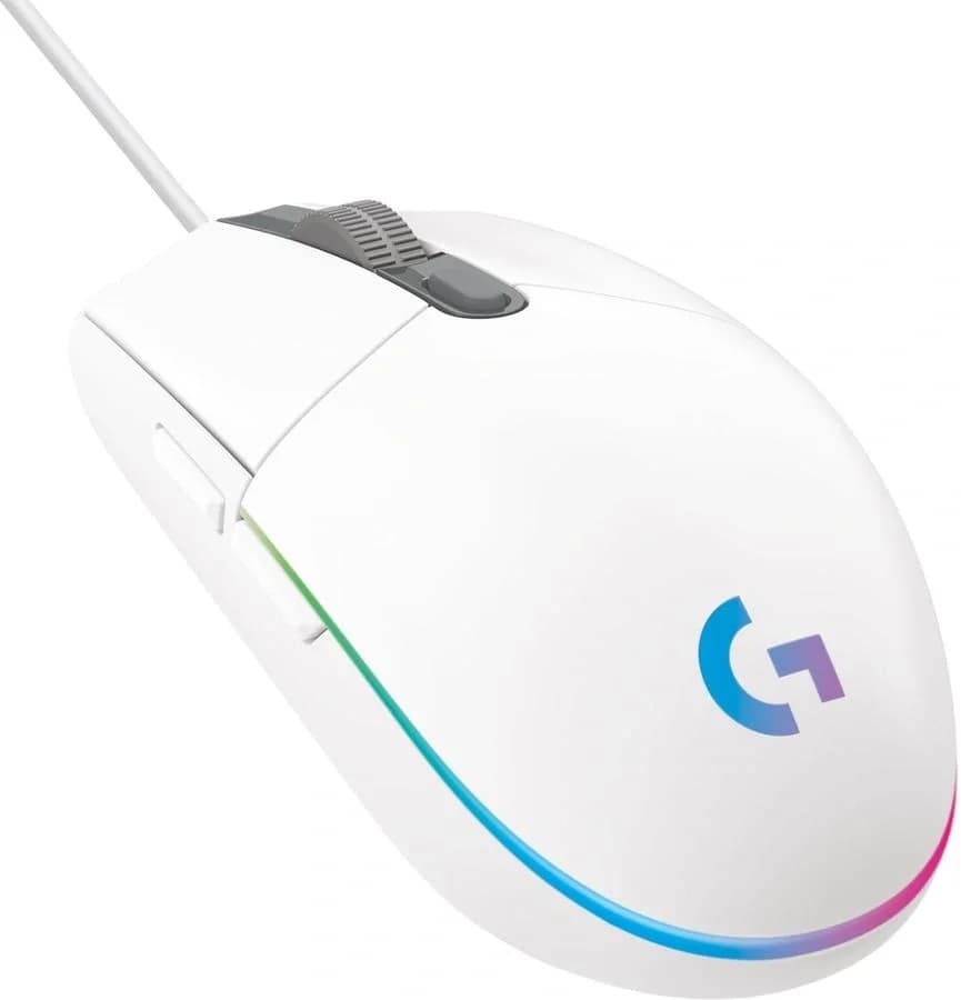 Мышь/ Logitech Mouse G102 LightSync White Gaming