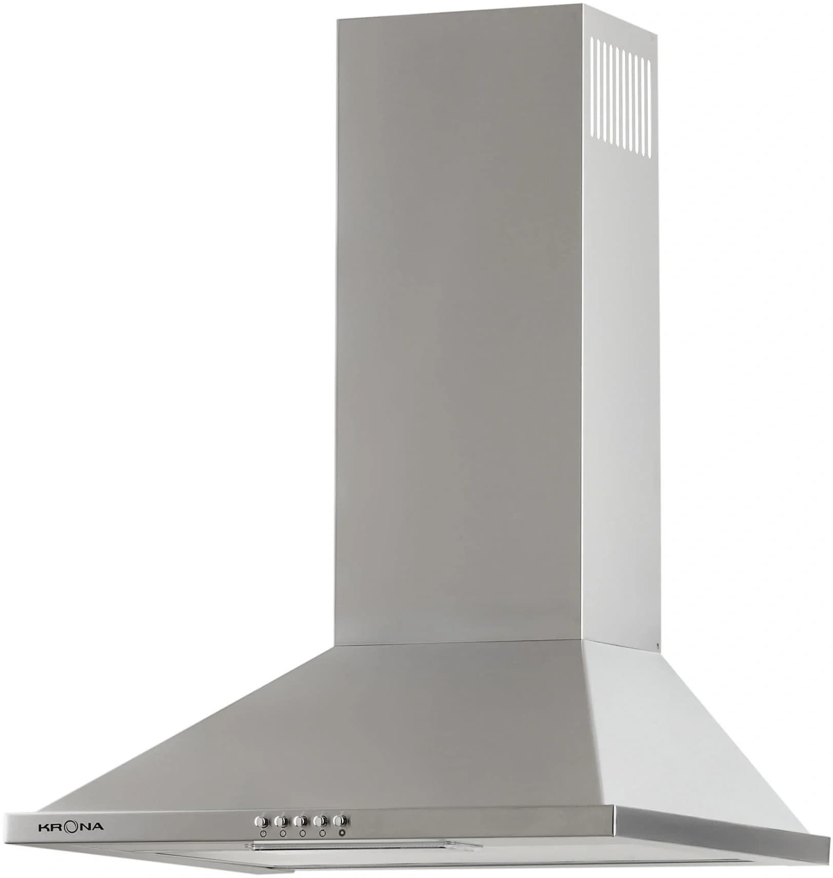Вытяжка каминная Krona Bella 500 inox PB нержавеющая сталь управление: кнопочное (1 мотор)