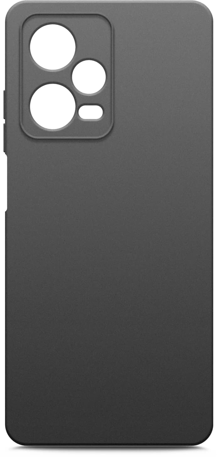 Чехол (клип-кейс) BoraSCO для Xiaomi Redmi Note 12 Pro (4G) Silicone Case черный