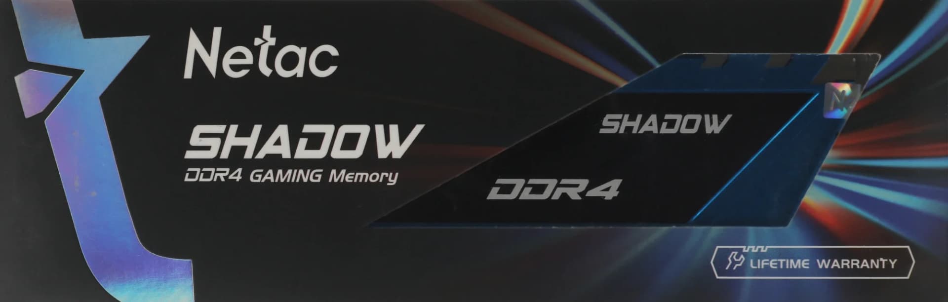 Оперативная память Netac Shadow 16GB DDR4-2666 (PC4-21300) C19 19-19-19-43 1.2V Memory module (DIMM) Blue