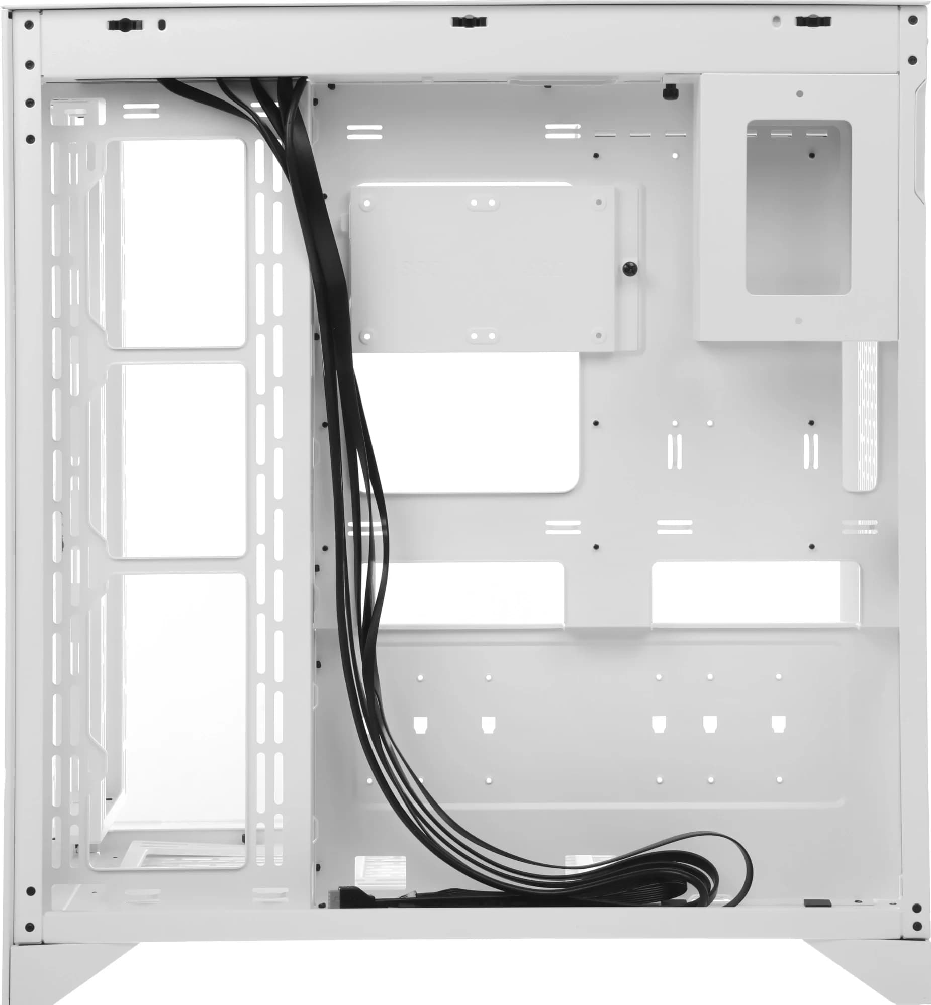 CTE E600 MX Snow/White/Win/SPCC/Tempered Glass*2/Mesh & TG Front Panel/PCI-E 4.0 Dual 90 Degree White Riser Cable 400mm/Brown Box