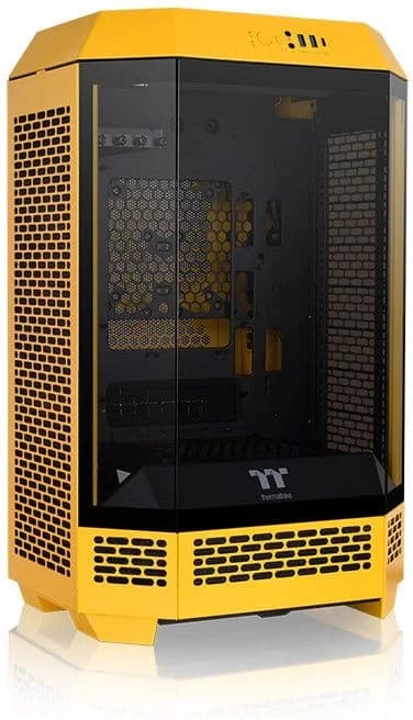 Корпус Thermaltake The Tower 300 желтый без БП miniITX 8x120мм 6x140мм 2xUSB3.0 audio bott PSU