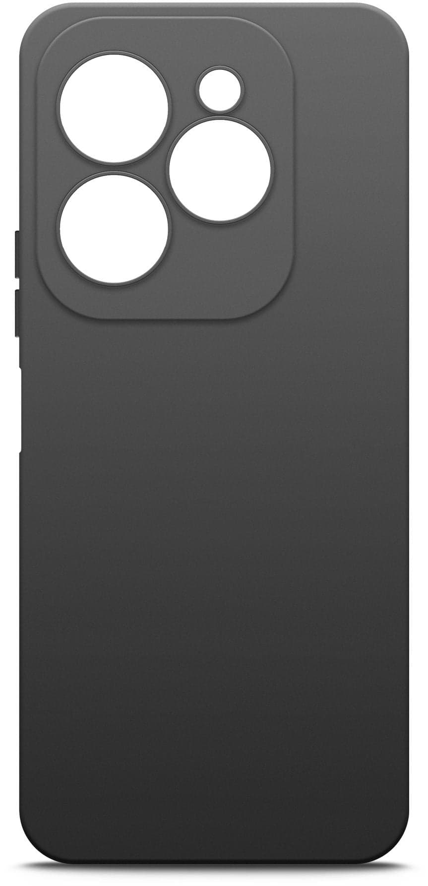 Чехол (клип-кейс) BoraSCO для Infinix Hot 40 Silicone Case черный
