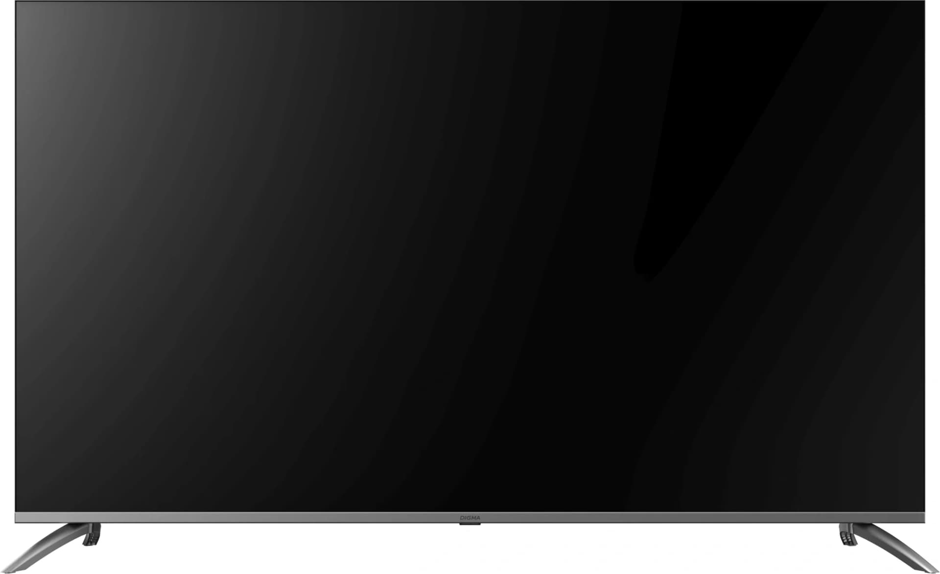 Телевизор Digma 65" DM-LED65UBB41 Metal темно-серебристый LED UHD 60Hz Android TV