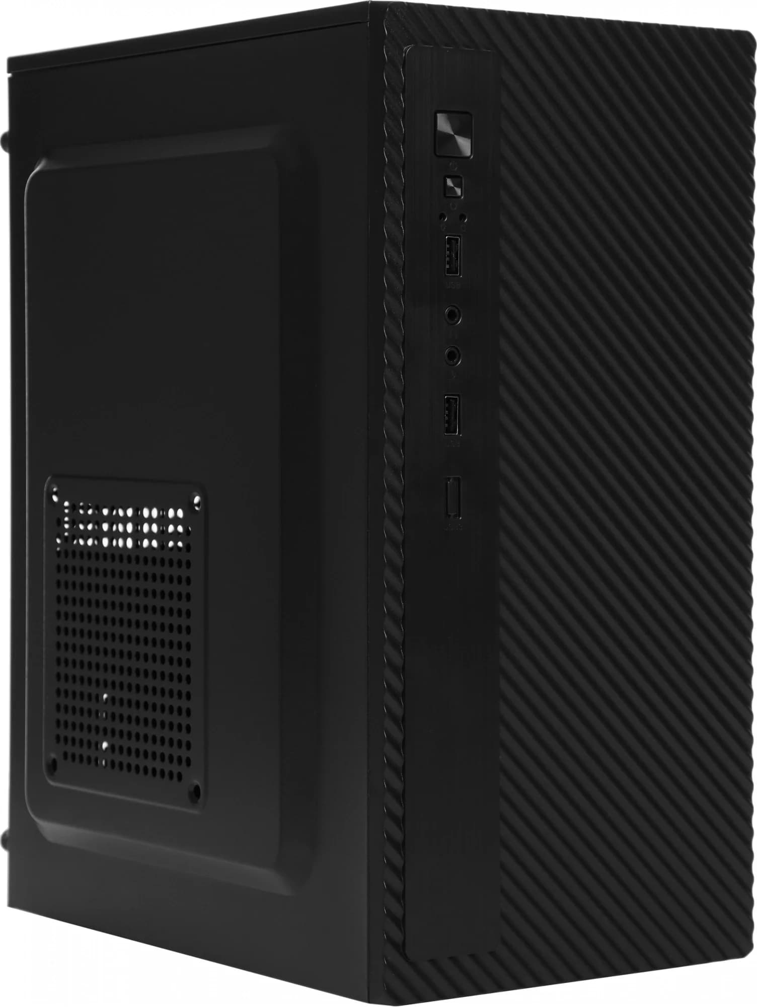 (Повреждённый товар, битый) Корпус Accord Entry ACC-2053B черный без БП mATX 1x80mm 1x120mm 2xUSB2.0 audio