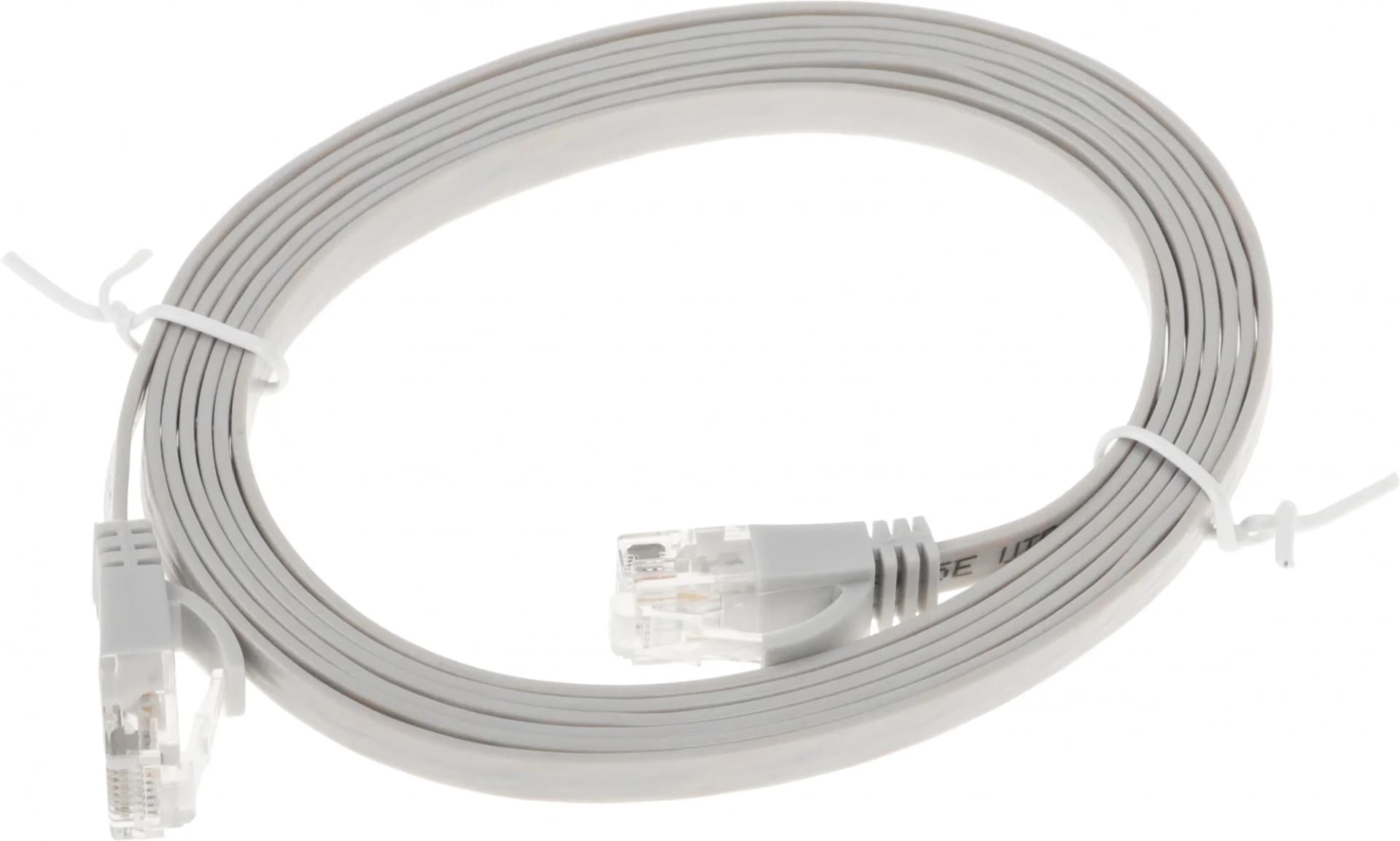 Патч-корд Buro cat.5e molded 2м серый RJ-45 (m)-RJ-45 (m)
