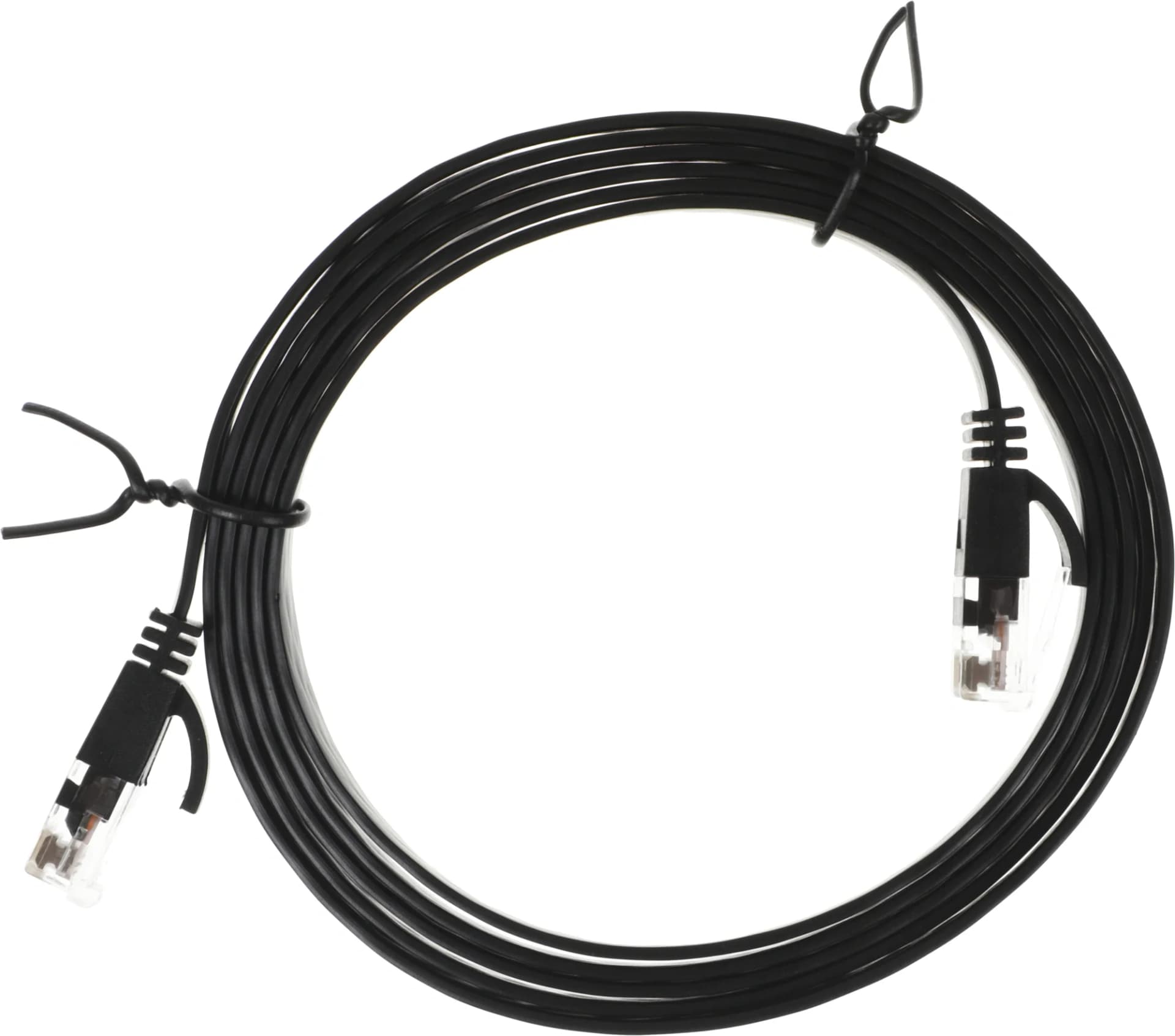 Патч-корд Buro BU-С6-FLAT-1.5M-B cat.5E molded 1.5м черный RJ-45 (m)-RJ-45 (m)