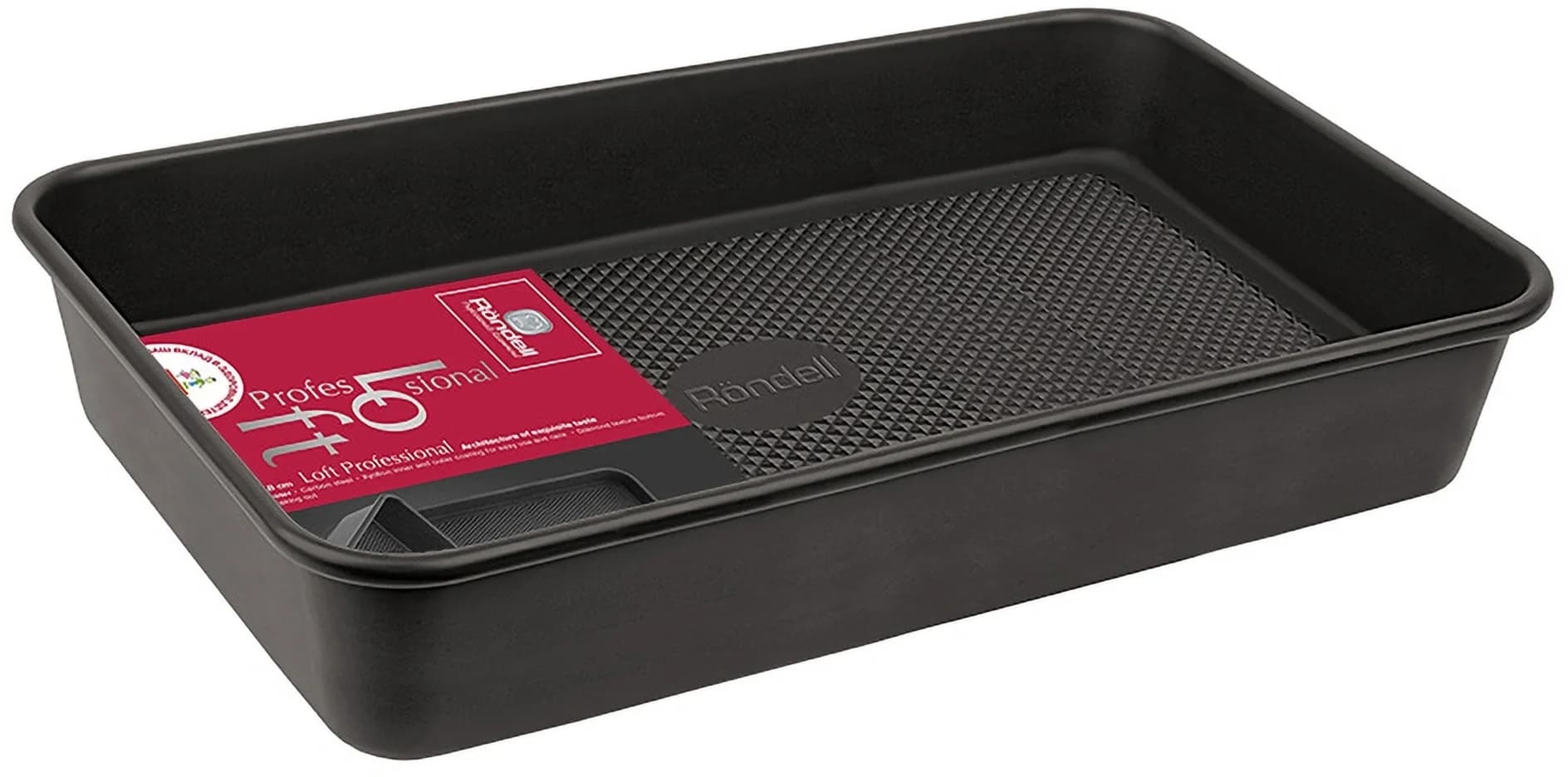 Форма для выпечки Rondell Loft Professional RDF-1510 прямоуг. 39.5x27.5x7.8см сталь темно-серый