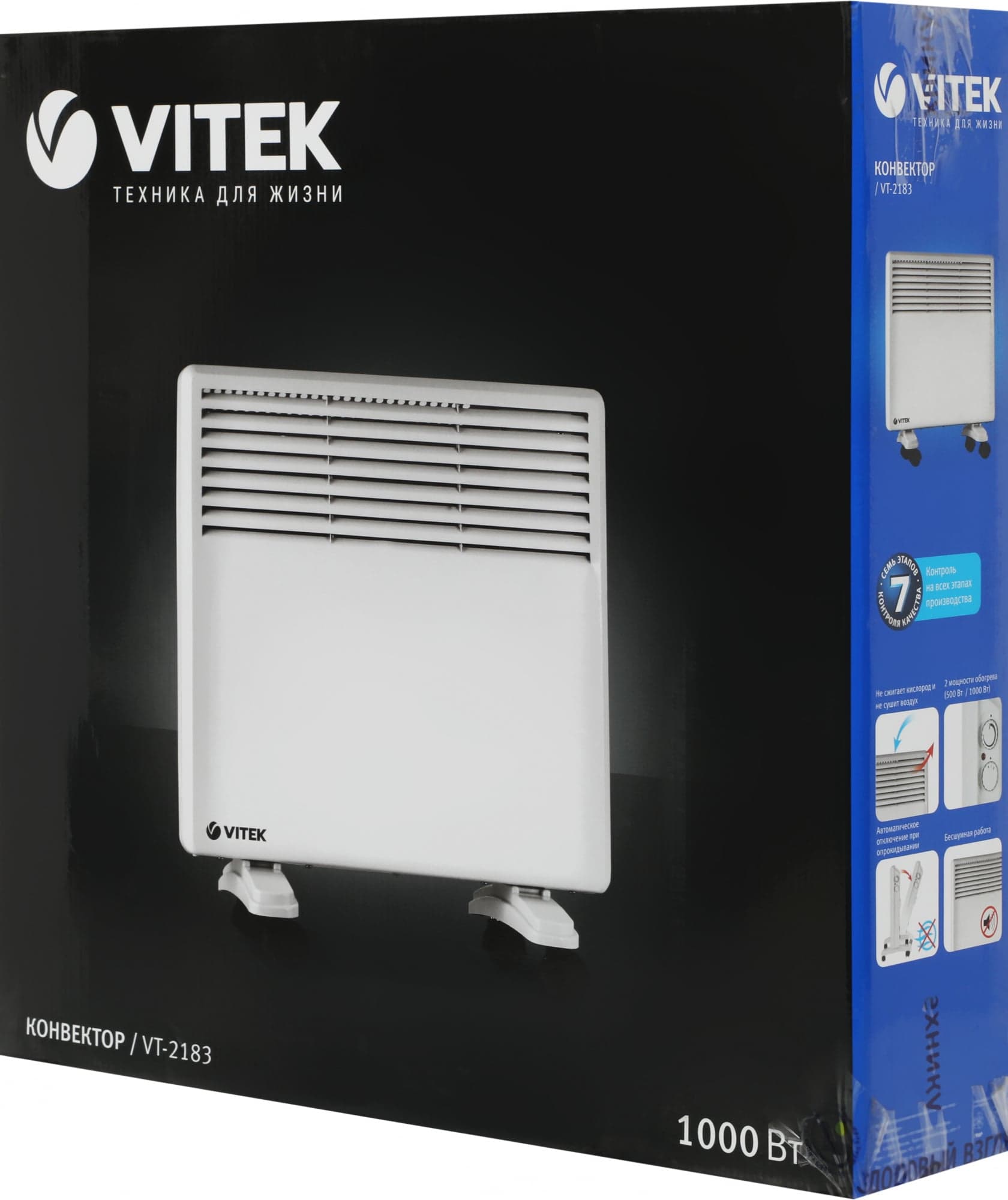 Конвектор Vitek VT-2183 1000Вт