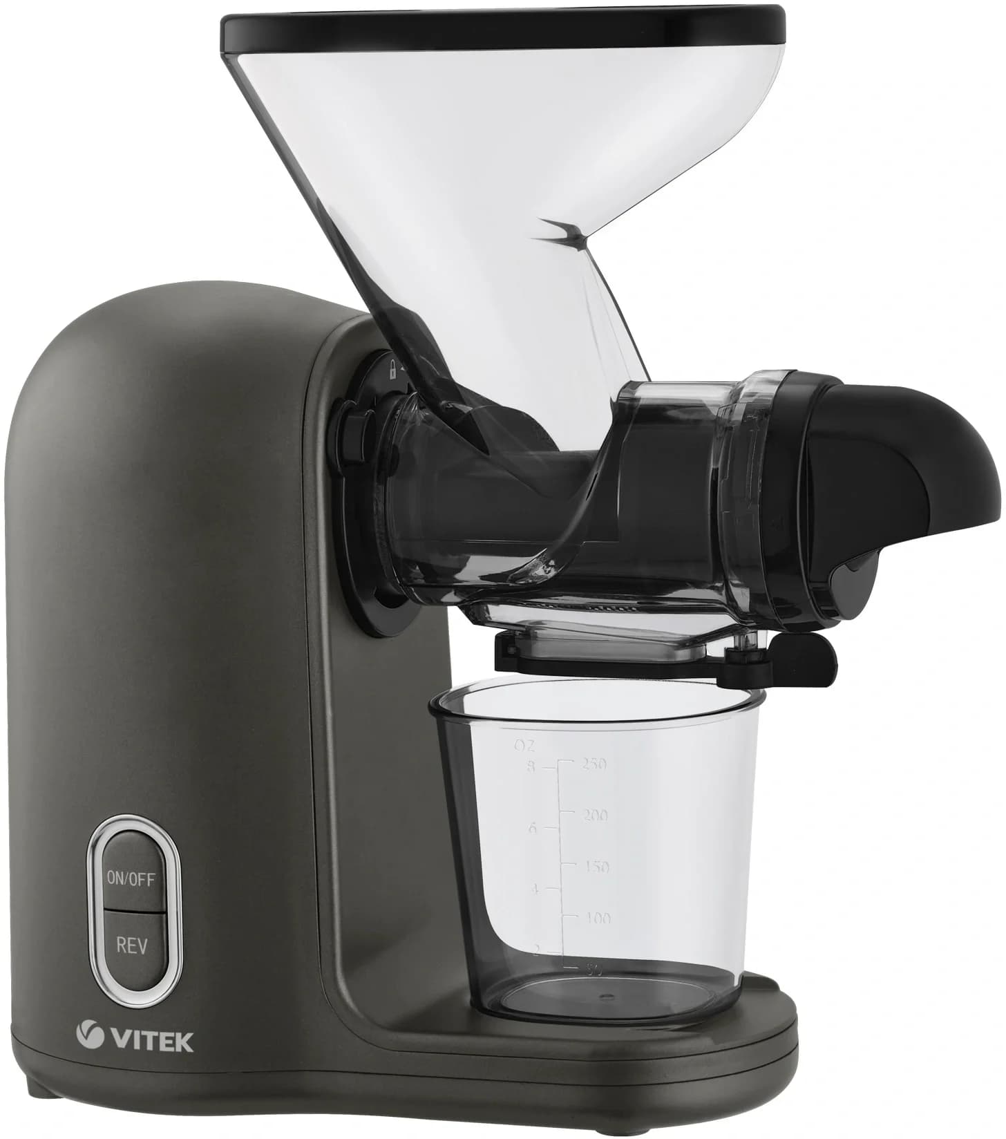 Соковыжималка шнековая Vitek VT-3715 300Вт рез.сок.:280мл. черный/черный