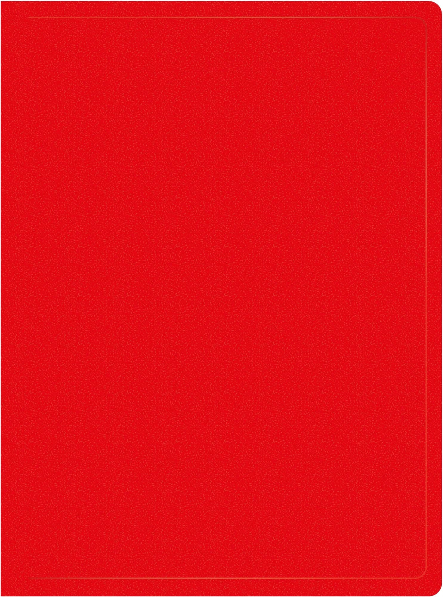 Папка с 40 прозр.вклад. Silwerhof SE-V40RED A4 пластик 0.5мм красный