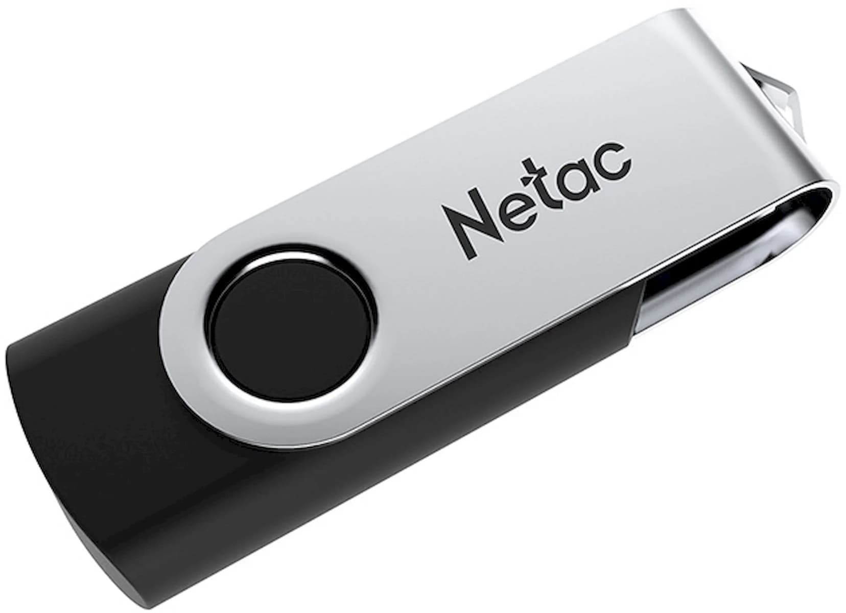 Флеш Диск Netac 8GB U505 NT03U505N-008G-20BK USB2.0 черный/серебристый