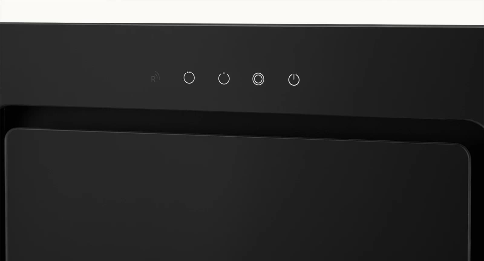 Вытяжка встраиваемая Weissgauff Intense 600 Touch черный/стекло черное управление: сенсорное (1 мотор)