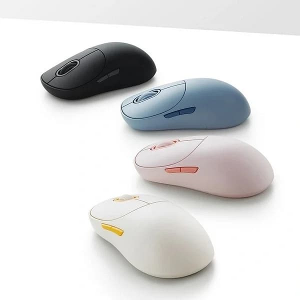 Мышь беспроводная Xiaomi Wireless Mouse 3 черный, 1200 dpi, радиоканал, Bluetooth, USB, кнопки - 5