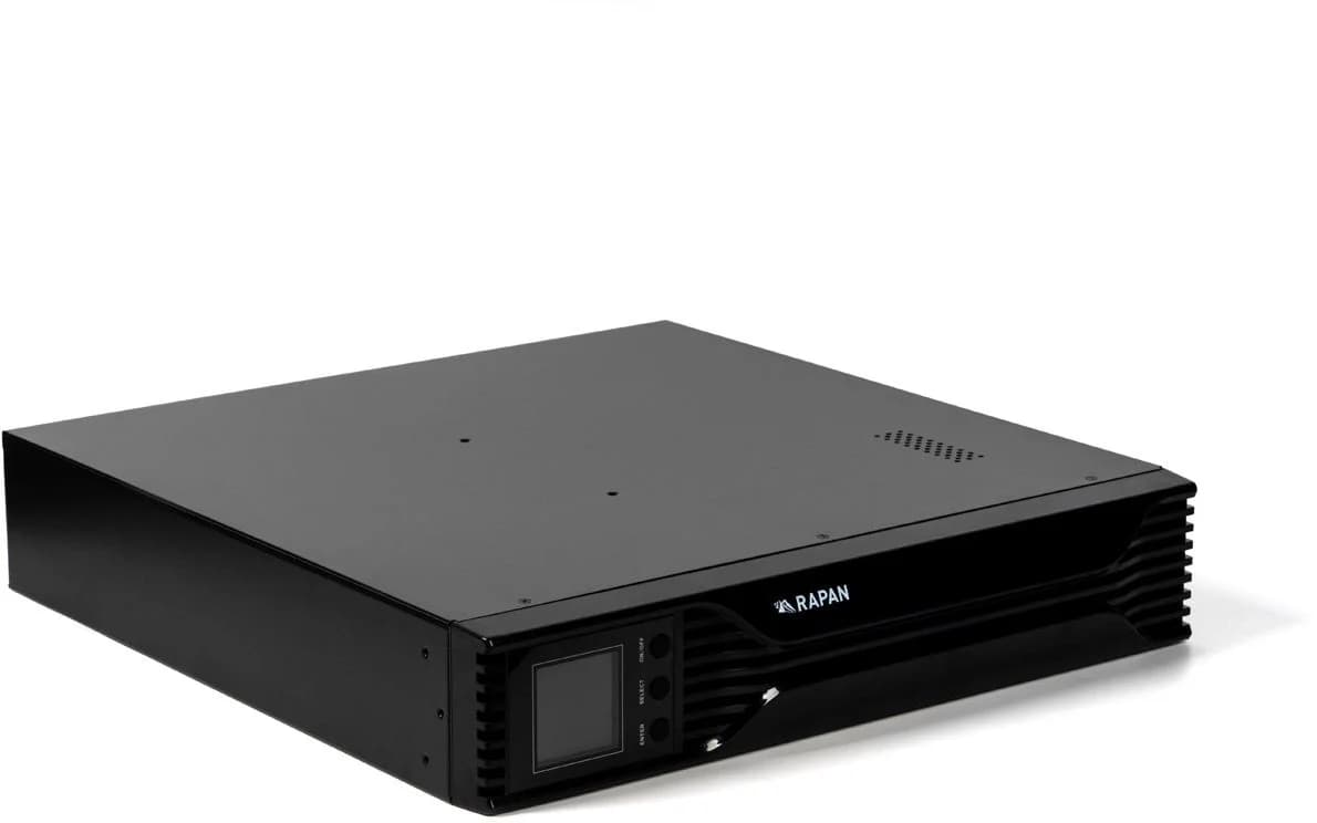 RAPAN-UPS 3000-RACK-IN-4X9 ИБП 2400 Вт, мод. синус, встр. АКБ 48В (4х9Ач),2хSchuko