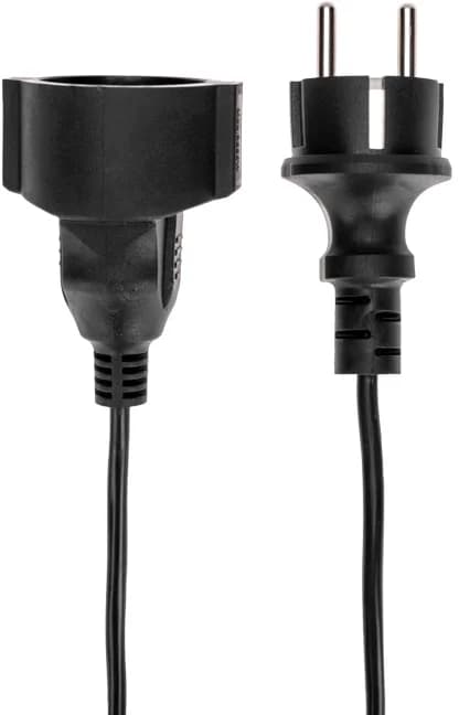 Удлинитель силовой PROconnect PROc-Uc (13-4913) 3x0.75кв.мм 1розет. 10м ПВС 6A пласт.рамка черный