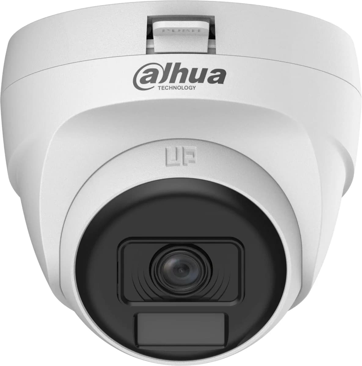 DAHUA DH-HAC-T1A21P-U-IL-0280B Купольная HDCVI-видеокамера 2Мп; CMOS; объектив 2.8мм; ИК 25м, Led 20м; пластик