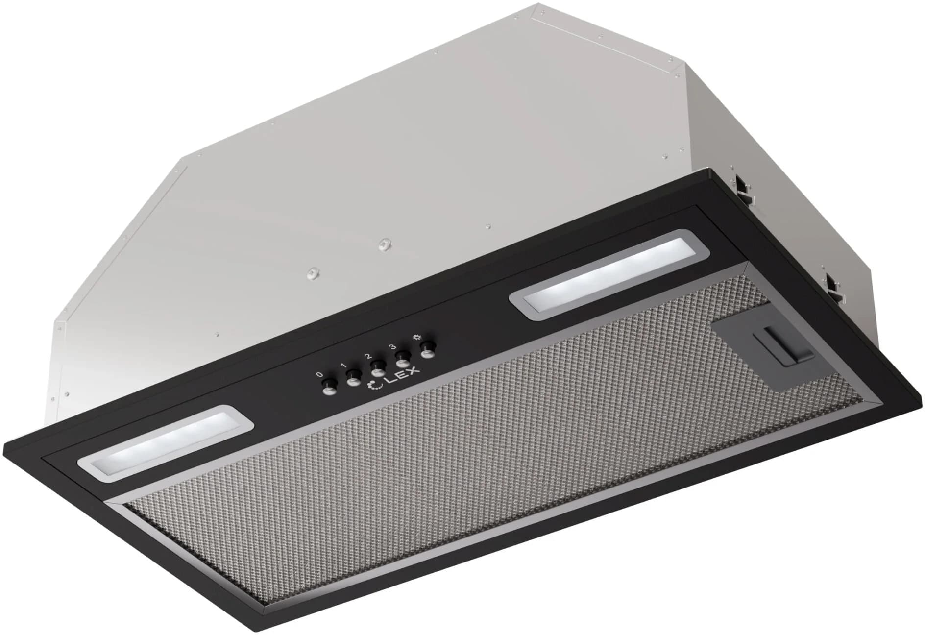 Вытяжка встраиваемая Lex Hyper 900 Inverter BL черный управление: кнопочное (1 мотор)