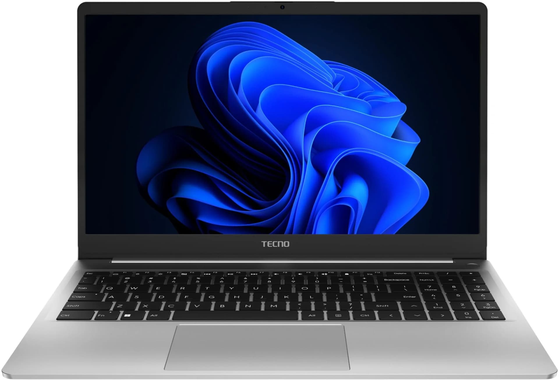 Ноутбук TECNO MegaBook K15SDA AMD Ryzen 5 7430U/16Gb/SSD512Gb/15.6"/IPS/FHD/1920x1080/60Hz/Win11/Silver/1.7kg