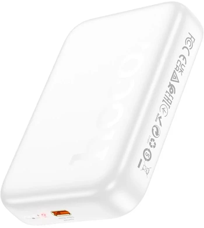 Портативный аккумулятор Hoco J117A Esteem 10000mAh 5A белый
