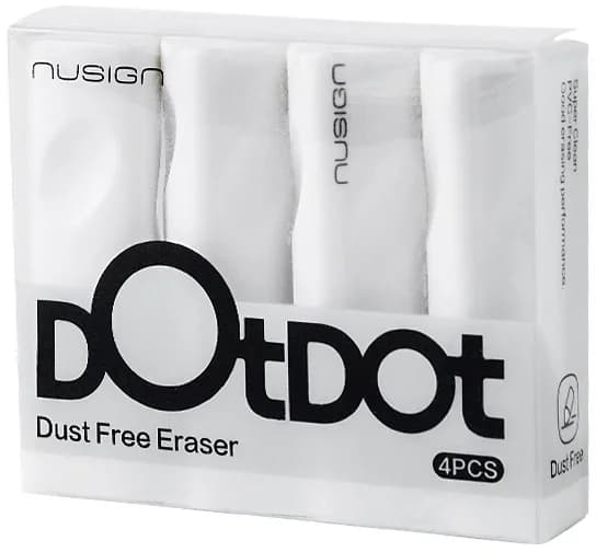 Ластик Deli Nusign NS748 белый