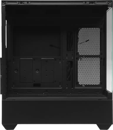 Корпус Accord ACC-EL1B TG черный без БП ATX 2xUSB2.0 1xUSB3.1 audio bott PSU