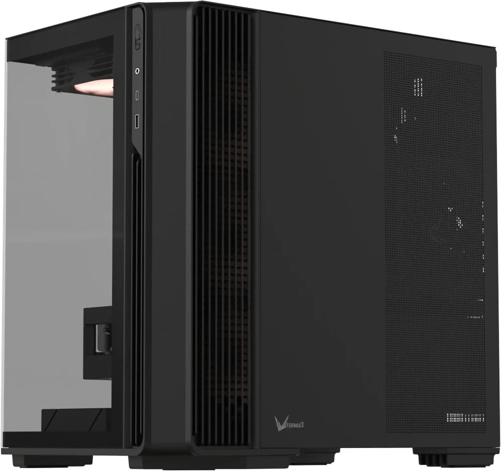 Корпус Formula Crystal Z7 черный без БП E-ATX 12x120mm 2x140mm 1xUSB3.0 audio bott PSU