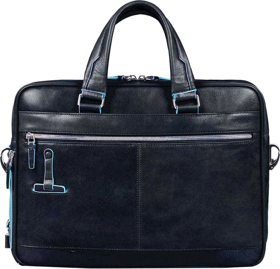 Деловая сумка Piquadro Blue Square CA2849B2/BLU2 с отделением для ноутбука 15" синяя натур.кожа