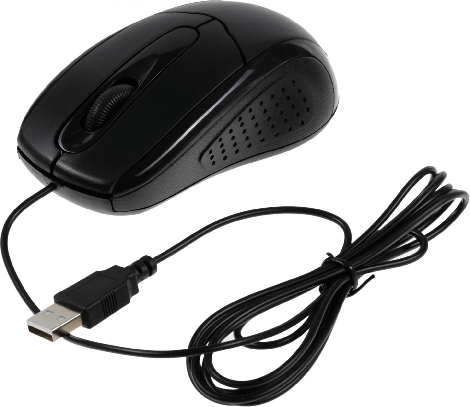 Мышь Оклик 305M черный оптическая 1000dpi USB 3but