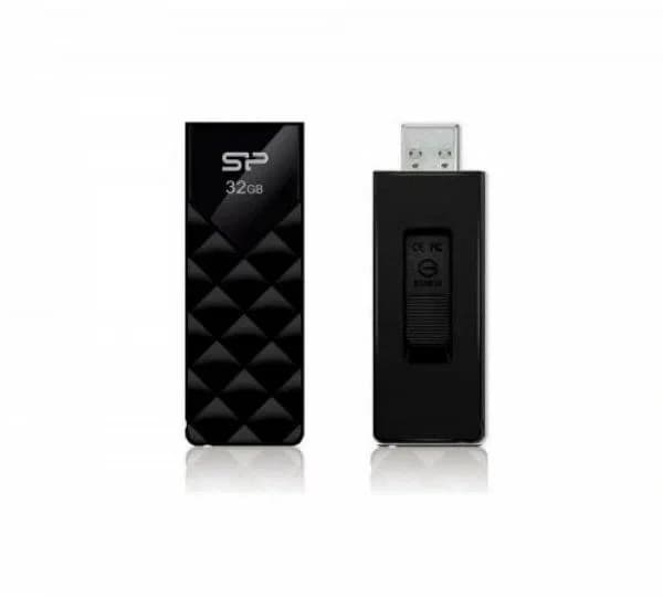 Флеш Диск Silicon Power 32Gb Ultima U03 SP032GBUF2U03V1K USB2.0 черный